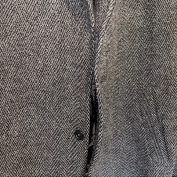 CALVIN KLEIN Gray Wool Blend Coat Size 54 - Picture 3 of 13